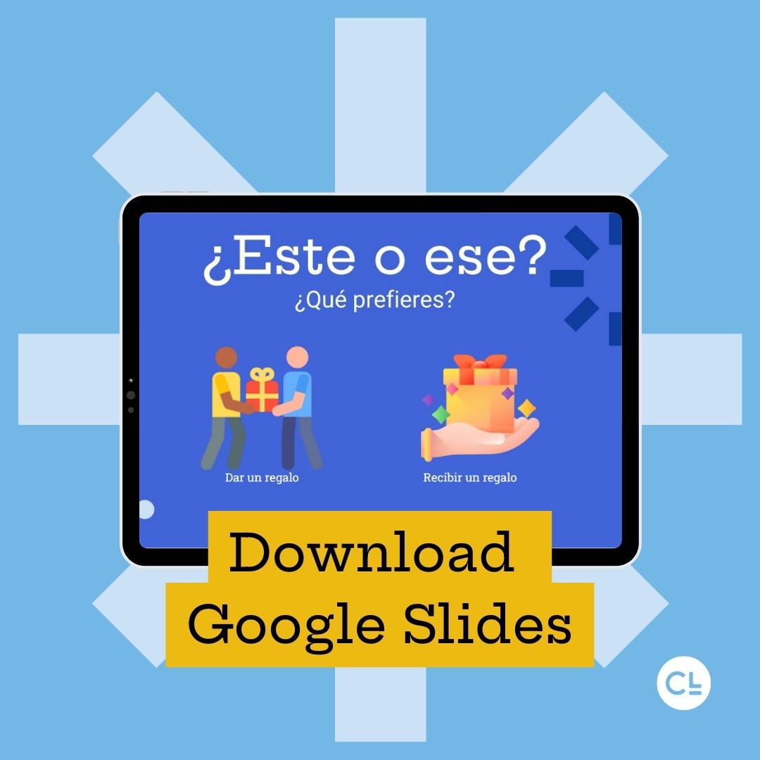 Download slideshow for Este o ese here.